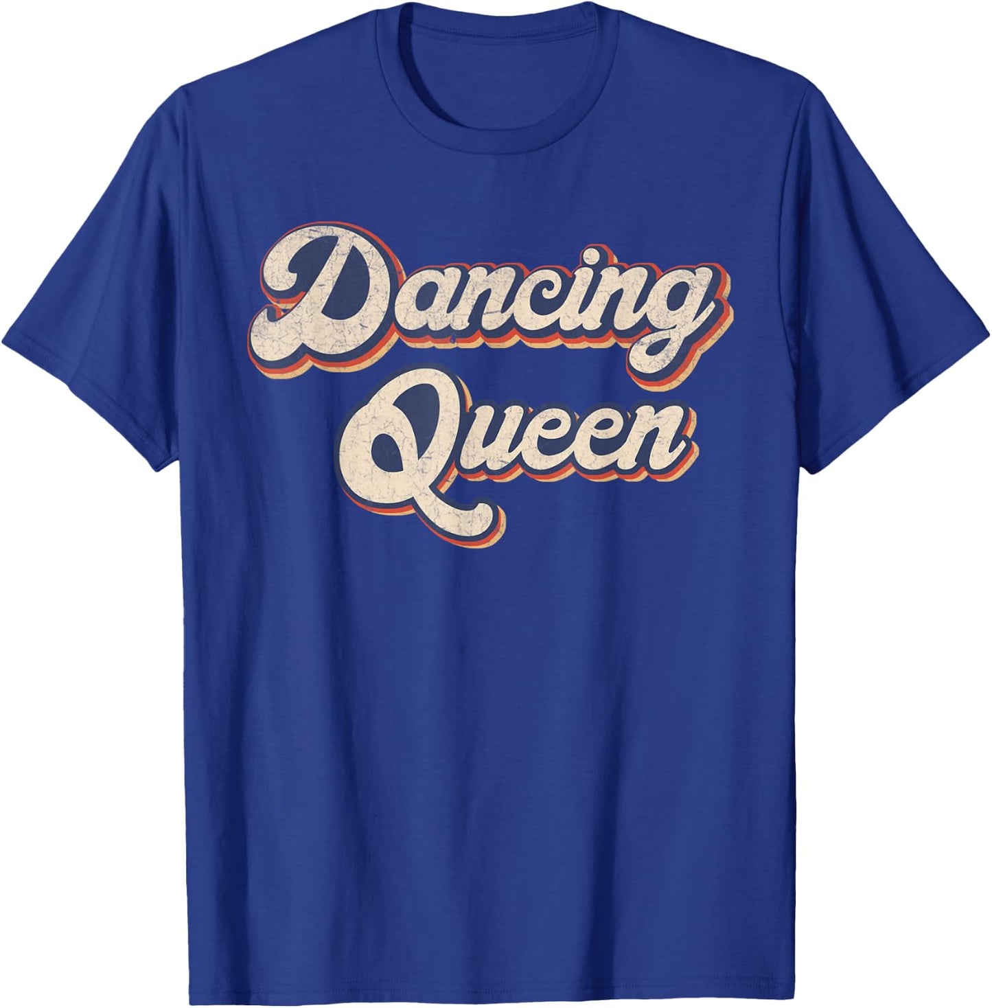 Dancing Queen Retro Dance Mom Vintage Dancing 70s T-Shirt - T-Shirt | Royal