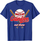 That's My Grandson Out There proud grandma baseball granny T-Shirt - T-Shirt | Royal