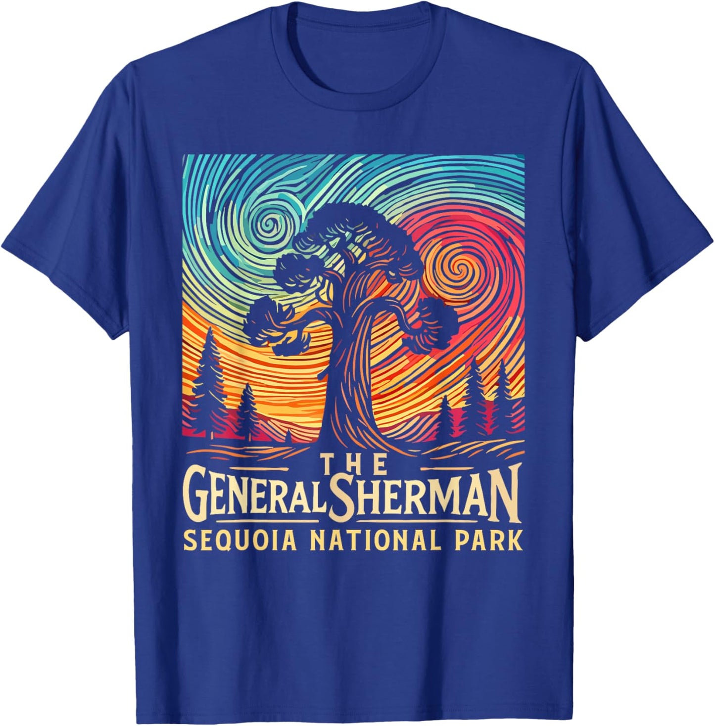 General Sherman Sequoia National Park Shirt Souvenir T-Shirt - T-Shirt | Royal