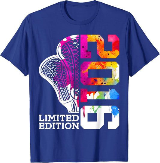Limited Edition 2016 Lacrosse 9th Birthday T-Shirt - T-Shirt | Royal