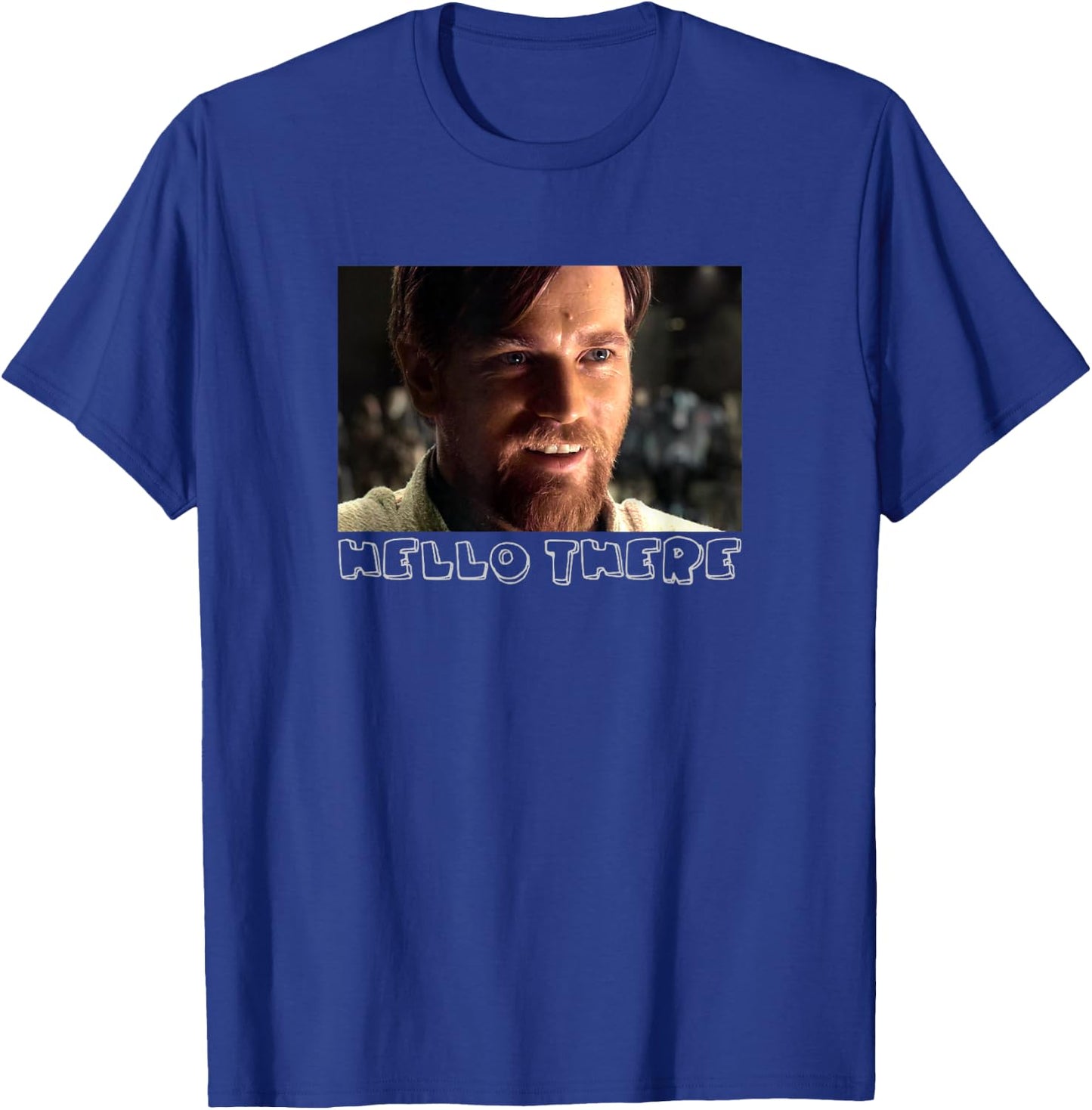 Star Wars Obi-Wan Kenobi Movie Picture Hello There T-Shirt - T-Shirt | Royal