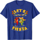 Funny Let's Fiesta Cinco De Mayo Men Women Kids Party Day T-Shirt - T-Shirt | Royal