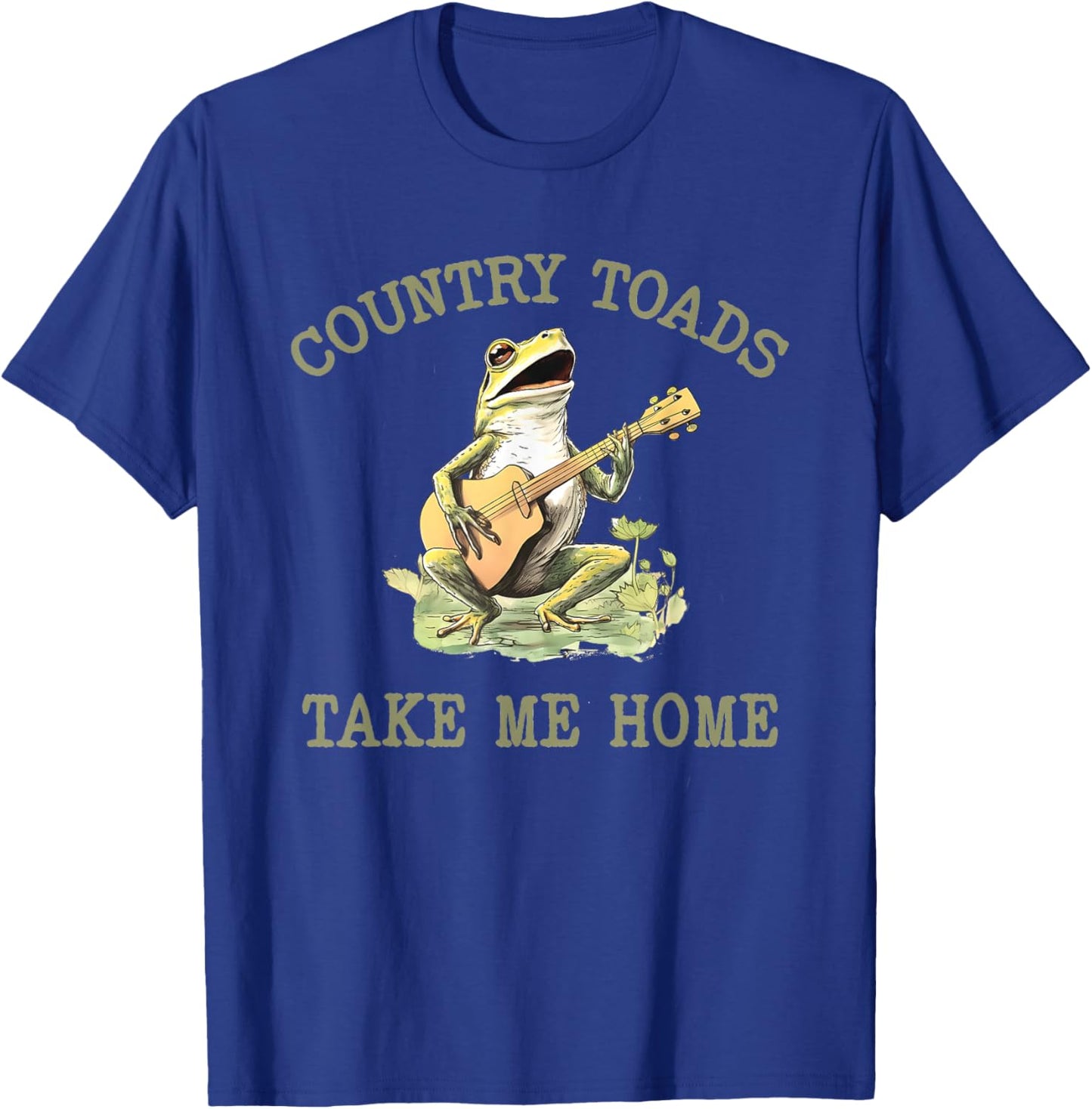Frog Country Toads Take Me Home T-Shirt - T-Shirt | Royal