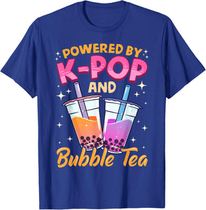 Bubble Tea Boba K-POP Music Lover Korean Milk Matcha Anime T-Shirt - T-Shirt | Royal