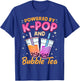 Bubble Tea Boba K-POP Music Lover Korean Milk Matcha Anime T-Shirt - T-Shirt | Royal