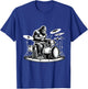 Bigfoot Drummer Sasquatch Playing Drums Musician Band Music T-Shirt - T-Shirt | Royal