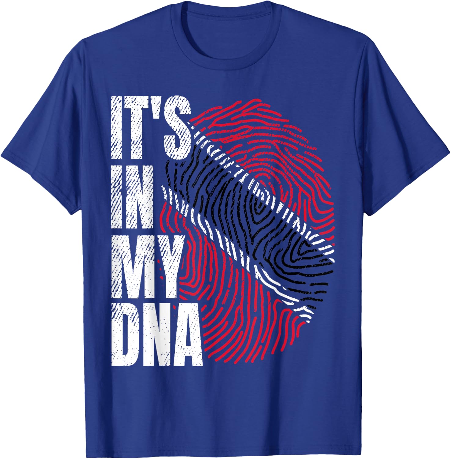 It's in My DNA Trinidad and Tobago Flag Proud Boy Girl Gift T-Shirt - T-Shirt | Royal