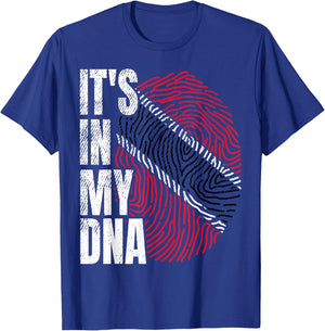It's in My DNA Trinidad and Tobago Flag Proud Boy Girl Gift T-Shirt - T-Shirt | Royal