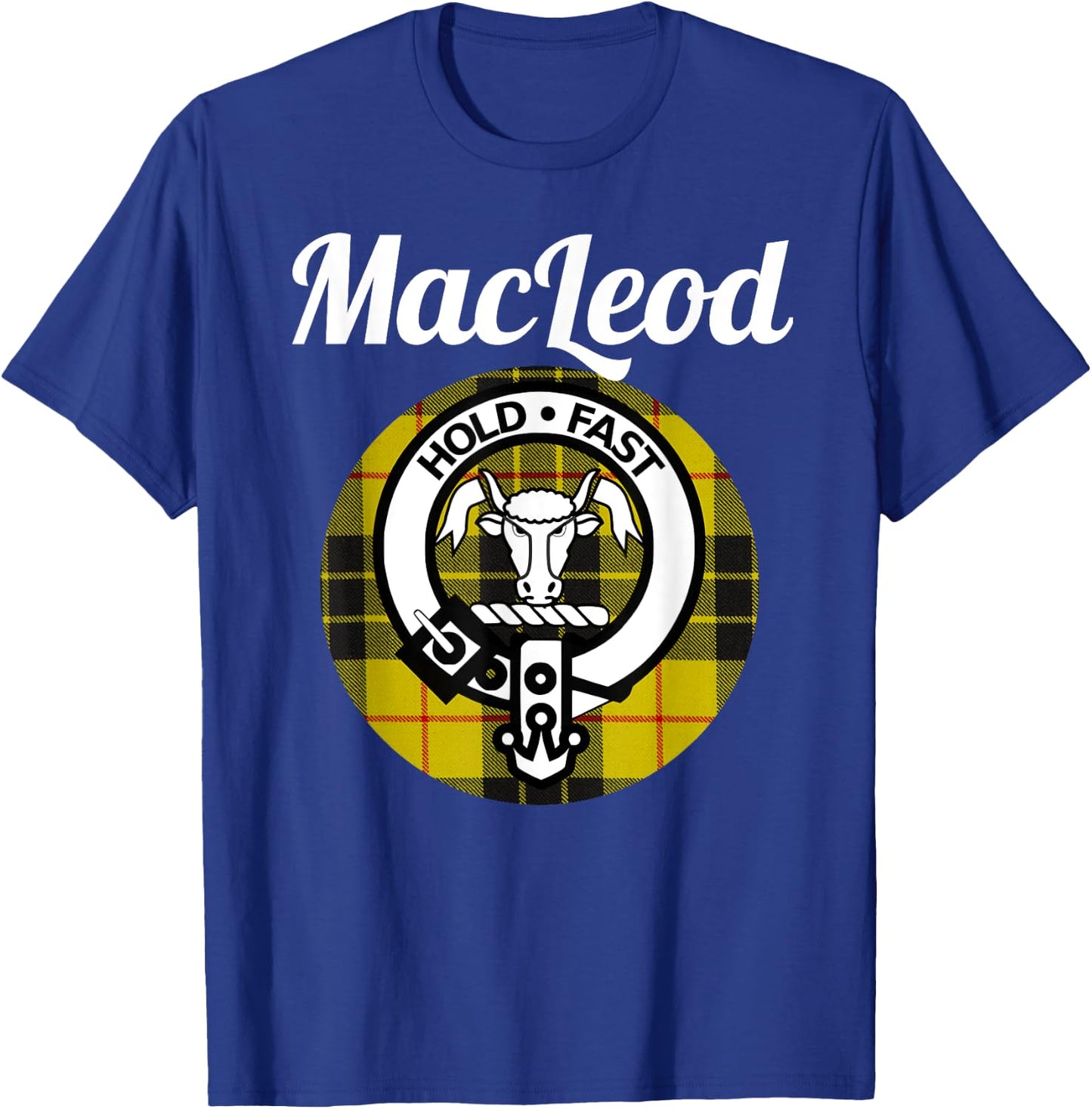 MacLeod Clan Scottish Name Coat Of Arms Tartan T-Shirt - T-Shirt | Royal