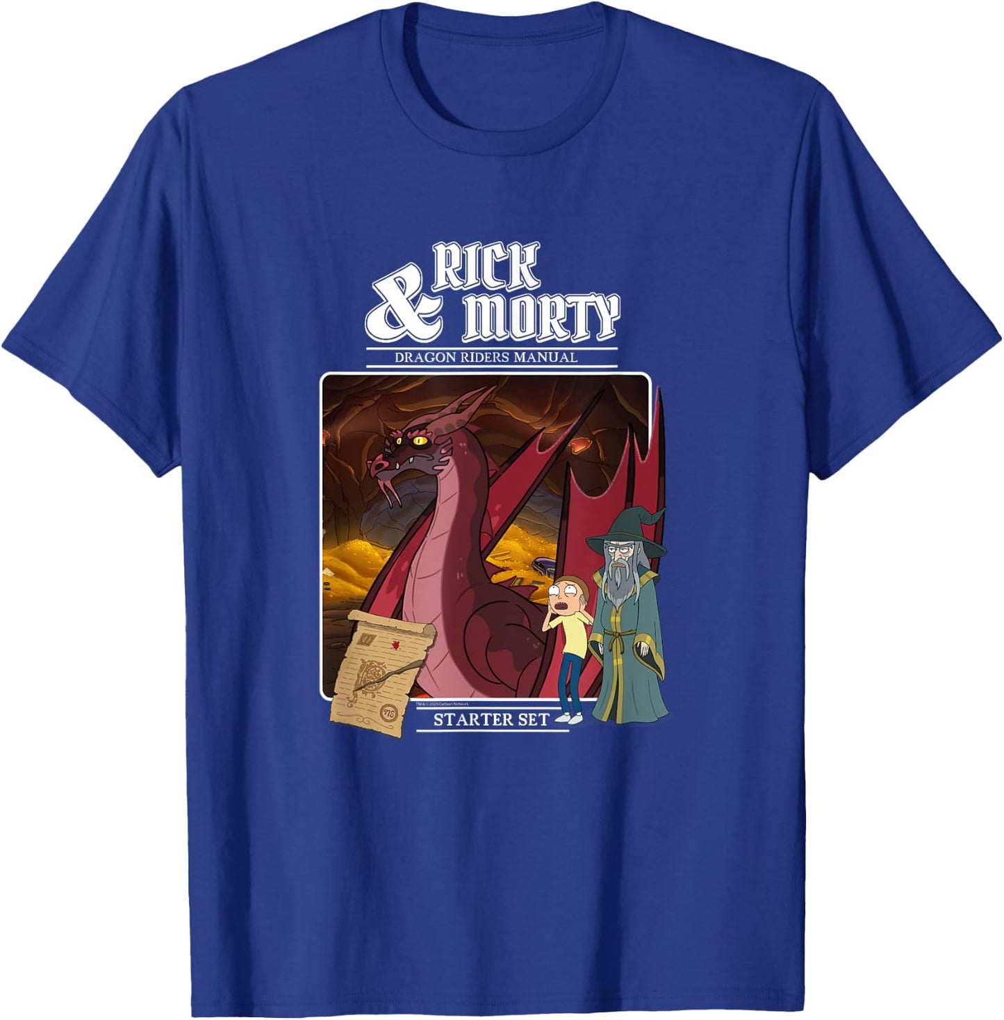 Rick and Morty Role Playing Game T-Shirt - T-Shirt | Royal