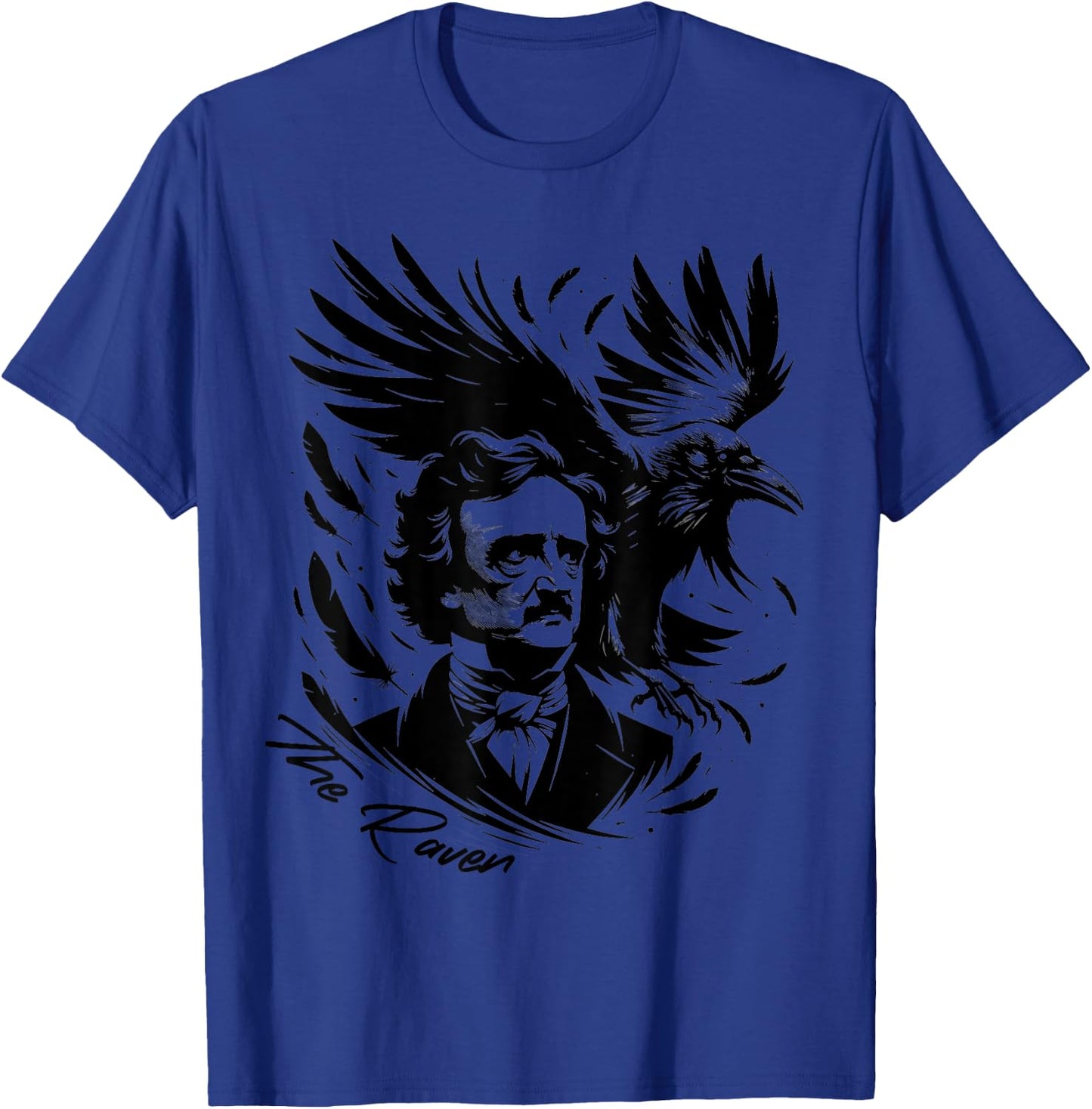 Gothic Edgar Allan Poe Dark Academia Literature Poet T-Shirt - T-Shirt | Royal