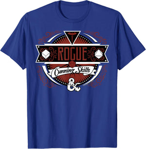 Dungeons & Dragons Rogue Cunning Skills T-Shirt - T-Shirt | Royal