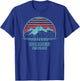 Theodore Roosevelt National Park Retro Hiking Vintage 80s T-Shirt - T-Shirt | Royal
