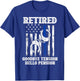 Retired Goodbye Tension Hello Pension Police T-Shirt - T-Shirt | Royal