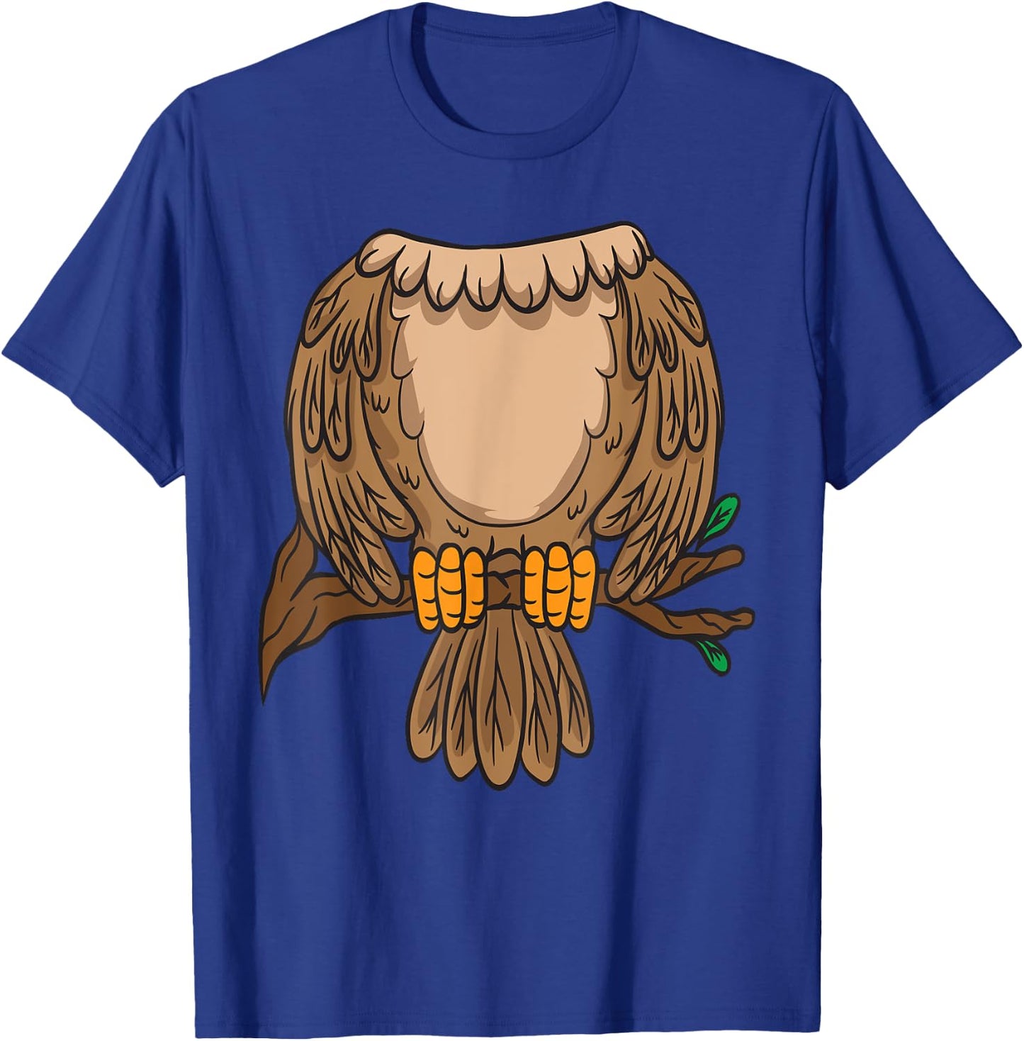 Funny Headless Owl Halloween Night Bird Costume Easy Outfit T-Shirt - T-Shirt | Royal