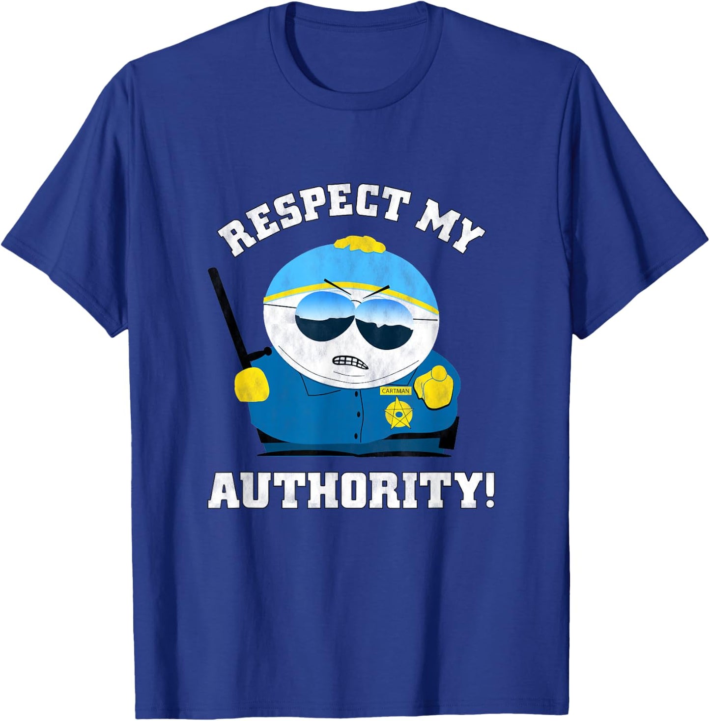 South Park Officer Cartman T-Shirt - T-Shirt | Royal