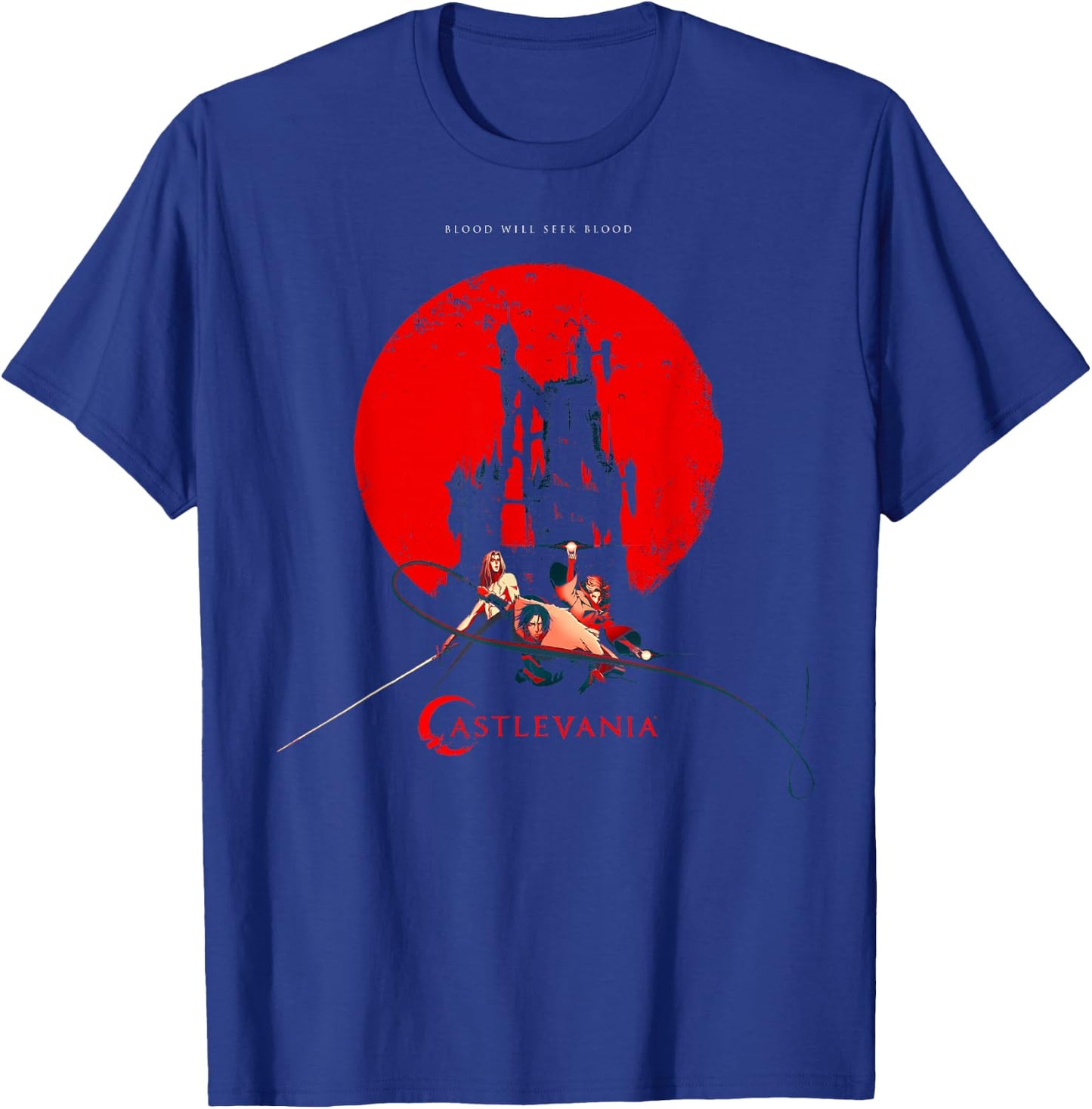 Netflix Castlevania Heroes Red Moon T-Shirt - T-Shirt | Royal