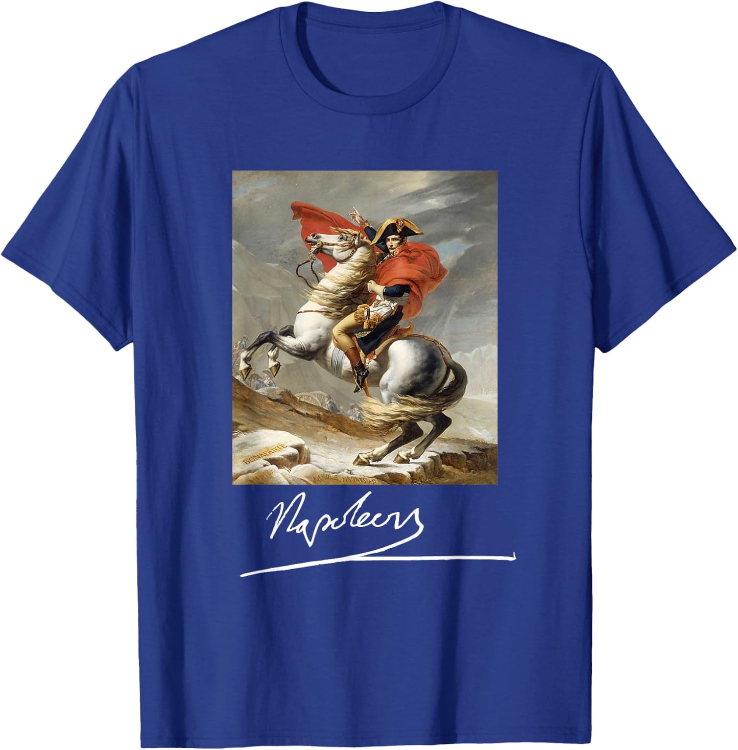 Napoleon Bonaparte Jacques-Louis David Neoclassicism Art T-Shirt - T-Shirt | Royal