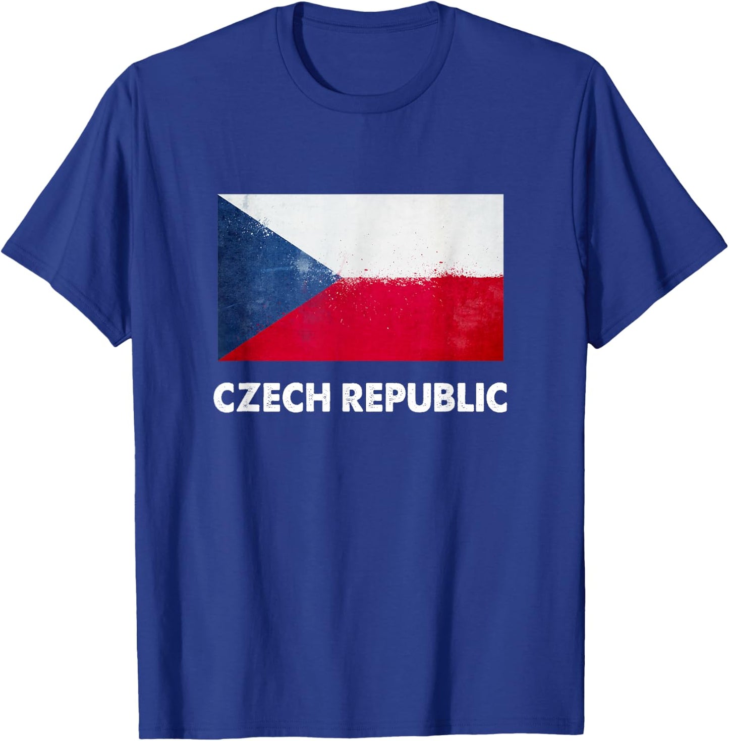 Czech Republic Flag Shirt | Czech T-Shirt - T-Shirt | Royal