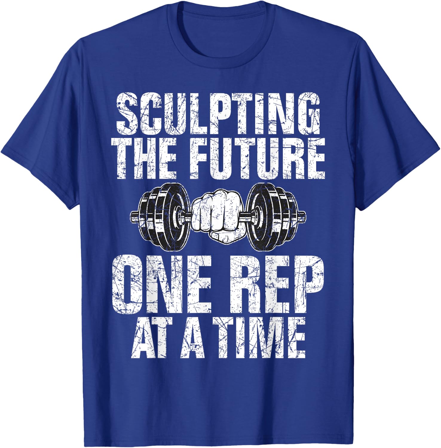 Sculpting the Future one Rep at a Time Personal Trainer T-Shirt - T-Shirt | Royal