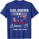 Proud Army Mama Mother T-Shirt - T-Shirt | Royal