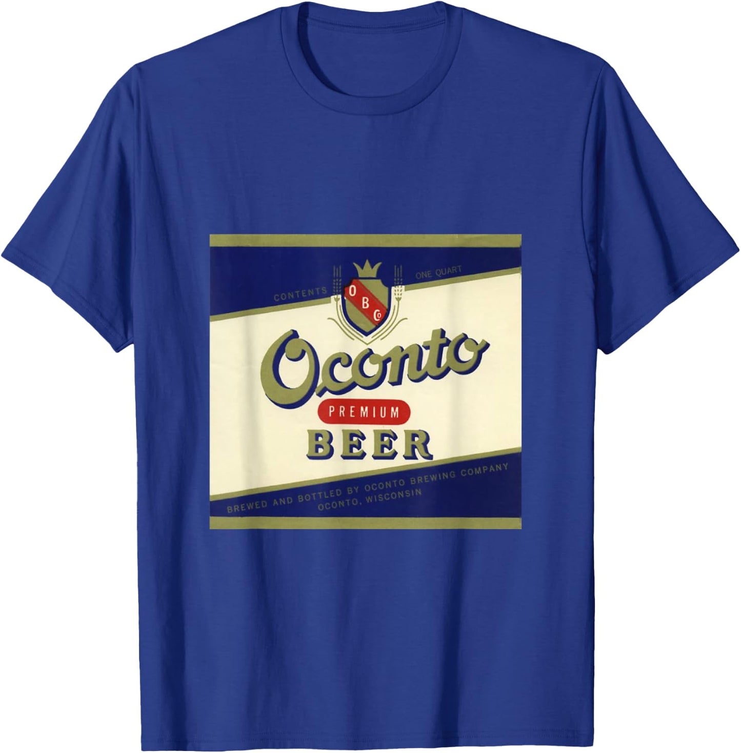 Oconto Beer T-Shirt - T-Shirt | Royal
