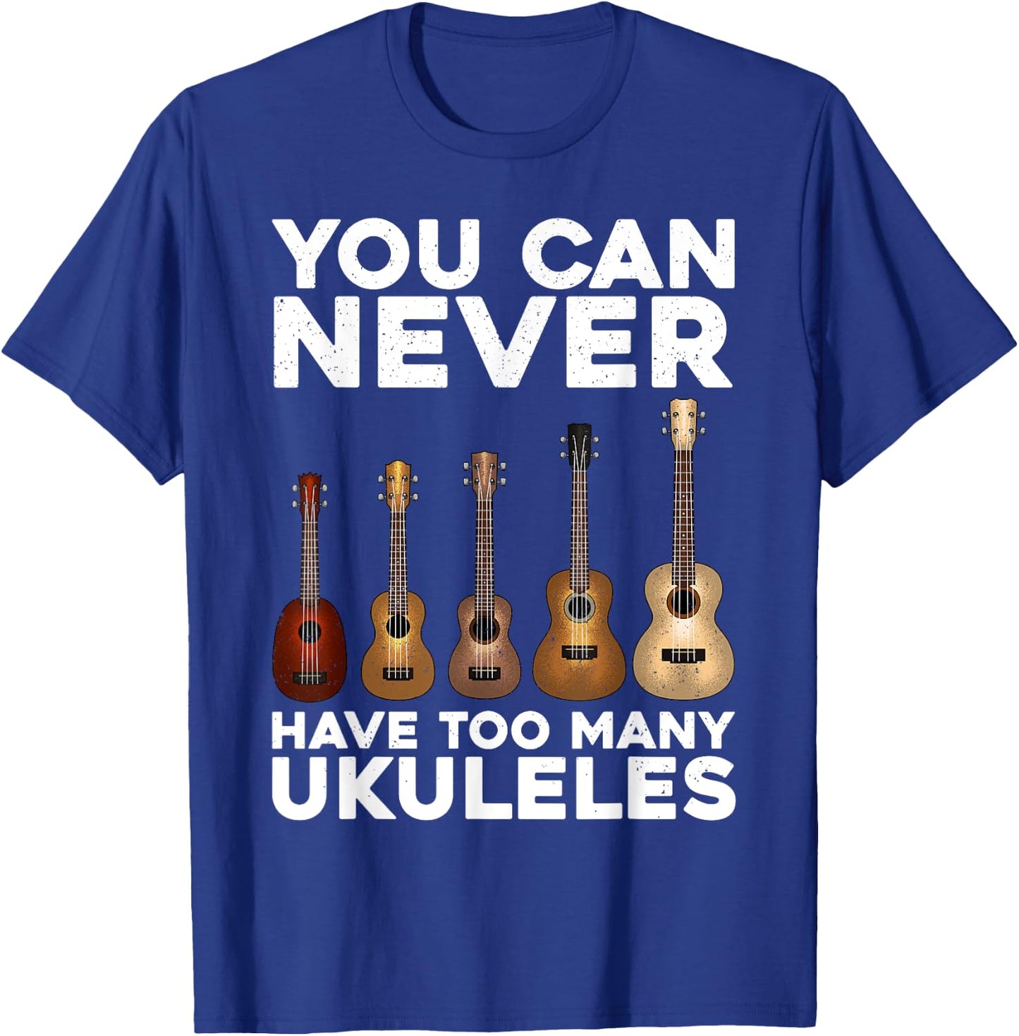 Funny Ukulele Art Women Ukulele Lover Ukulele Player T-Shirt - T-Shirt | Royal