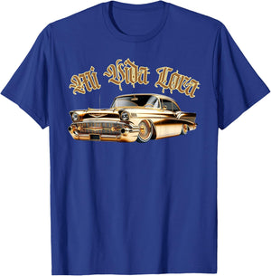 Chicano Mexican Culture Lowriders Classic Mi Vida Loca T-Shirt - T-Shirt | Royal