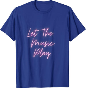 80s Music Neon Free Style T-Shirt - T-Shirt | Royal
