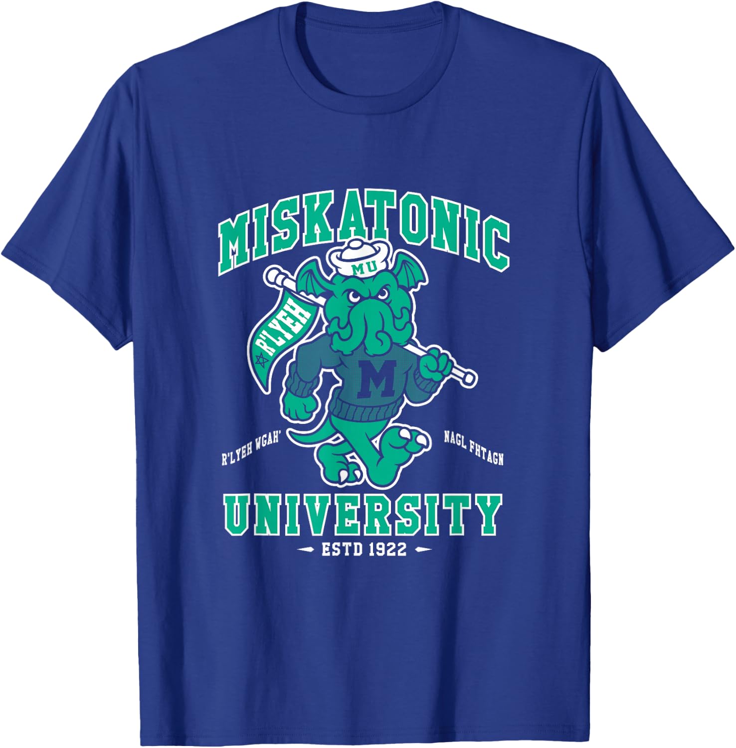 Miskatonic University Cthulhu - Creepy Cute Monster T-Shirt - T-Shirt | Royal
