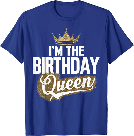 I'm The Birthday Queen Couples Matching Birthday Party T-Shirt - T-Shirt | Royal