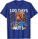 100 Days Of Driving My Teacher Nuts 100th Day Of School Kids T-Shirt - T-Shirt | Royal