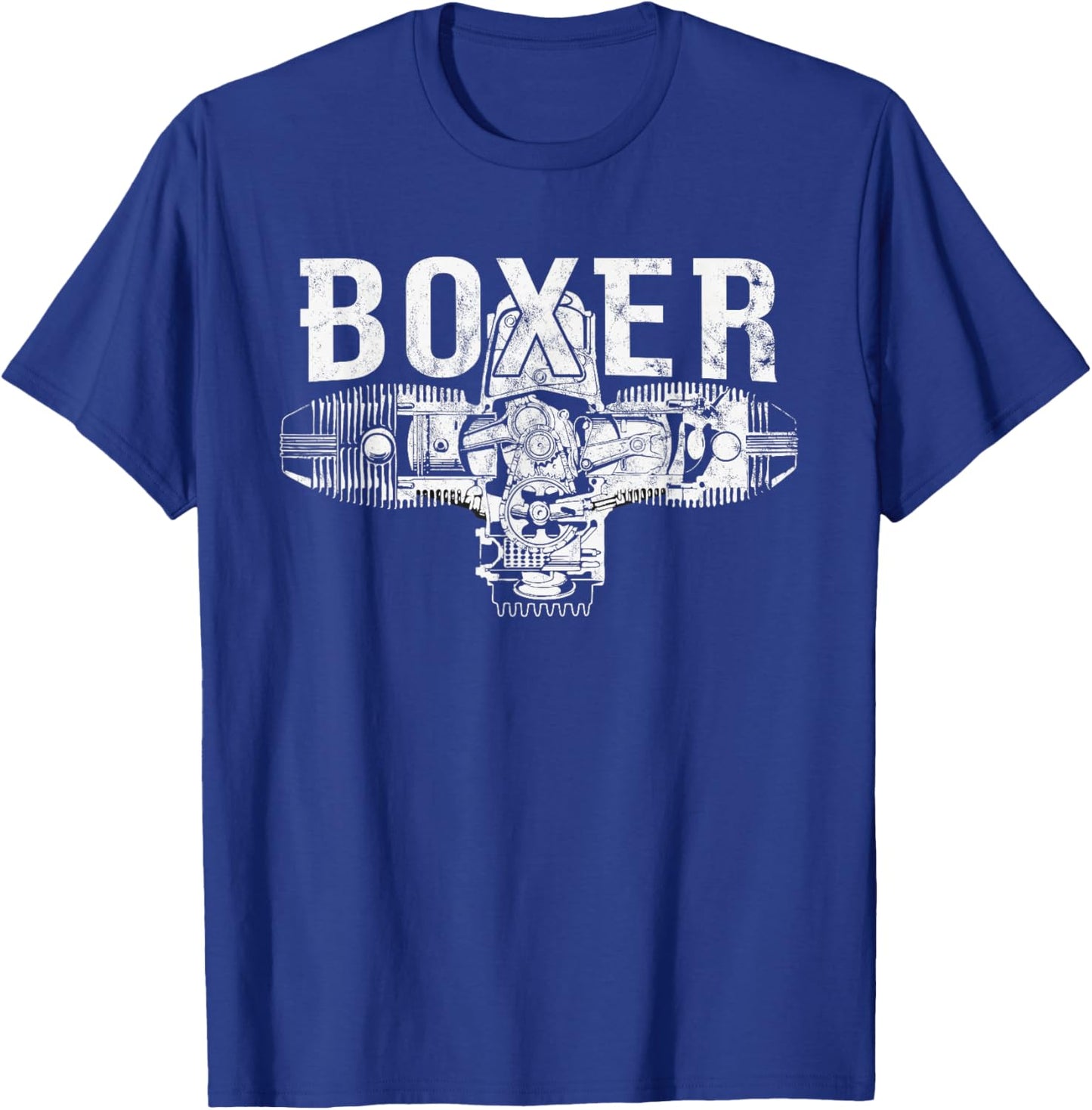 Boxer Motor R Series Two-Cylinder Motorcycle T-Shirt - T-Shirt | Royal