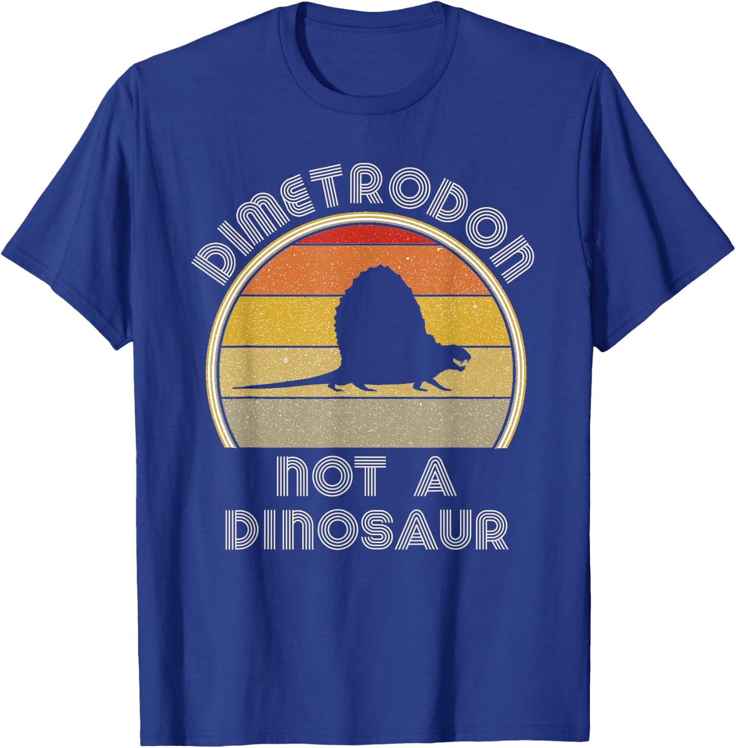 Dimetrodon Dinosaur Fact Funny Paleontology Stuff For Adults T-Shirt - T-Shirt | Royal