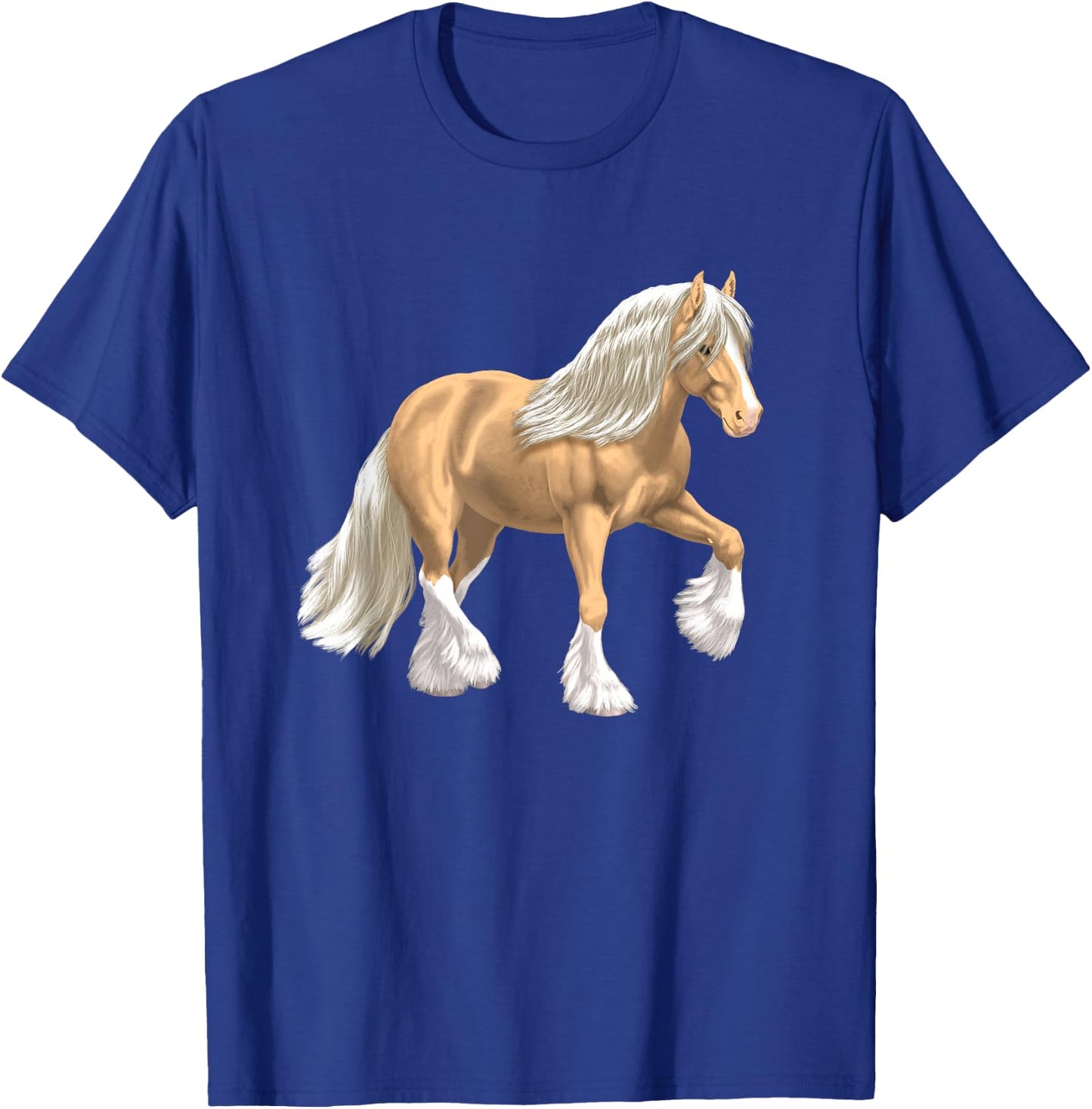 Pretty Palomino isabell white Gypsy Cob Tinker horse T-Shirt - T-Shirt | Royal