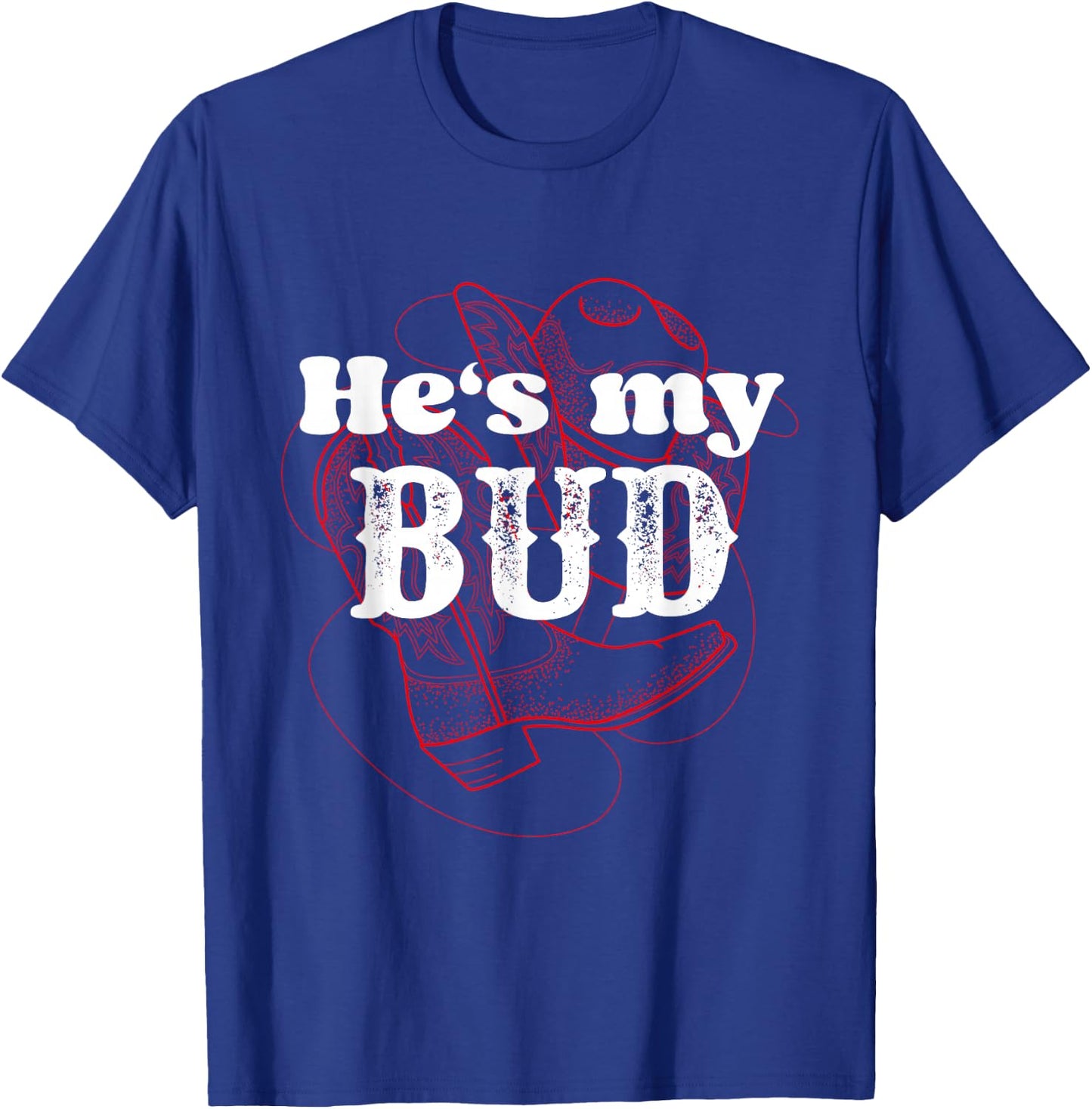 Texas Bud Texas Sissy Square Dance Couple Rodeo T-Shirt - T-Shirt | Royal