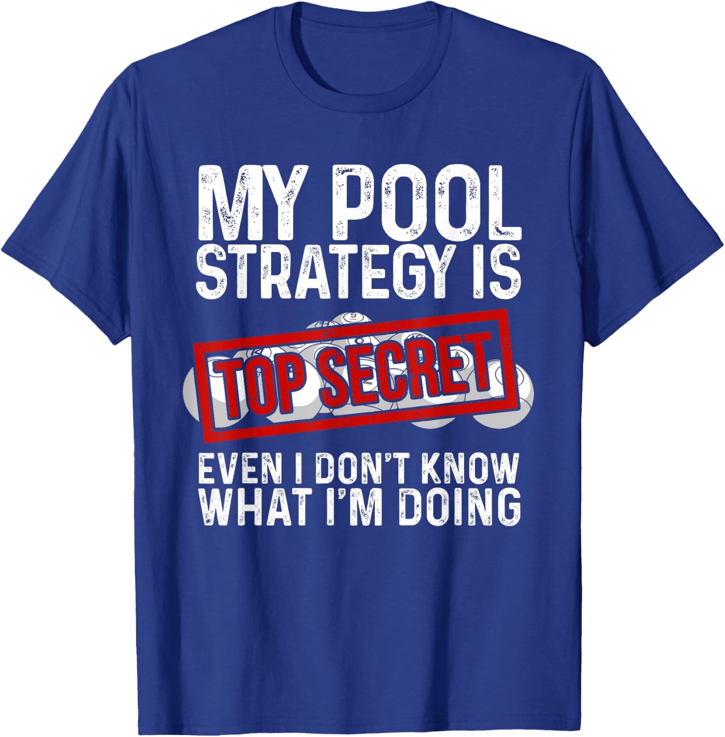 Funny Pool Player Billiards Gift Women Game Play T-Shirt - T-Shirt | Royal
