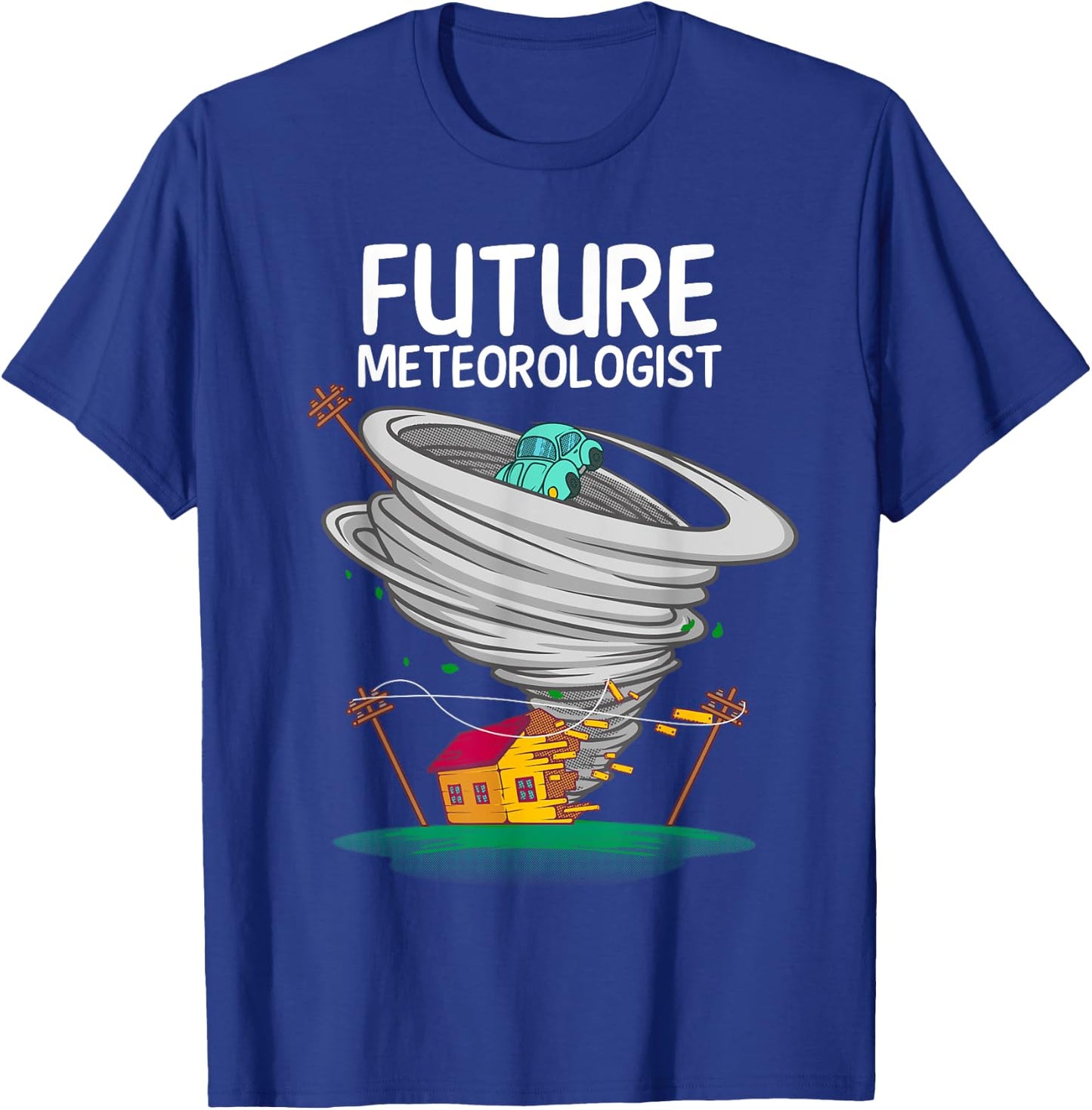 Funny Future Meteorologist Gift Kids Cool Meteorology T-Shirt - T-Shirt | Royal