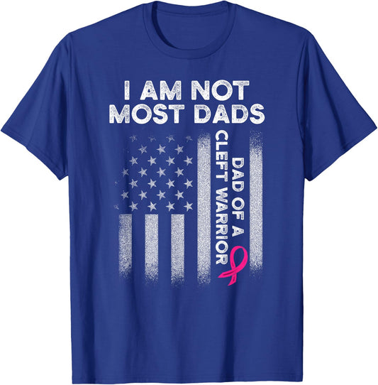 Cleft Palate Lip Most Dad Cleft Strong Awareness T-Shirt - T-Shirt | Royal