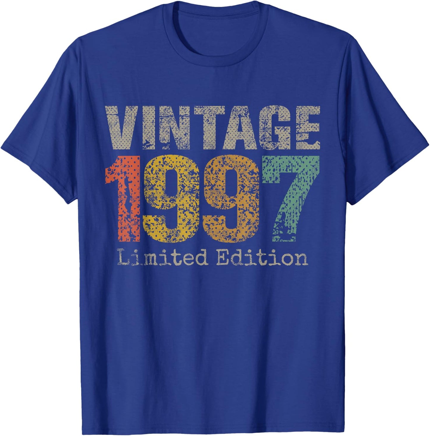 Vintage 1997 Limited Edition 28th Birthday Gifts 28 Year Old T-Shirt - T-Shirt | Royal