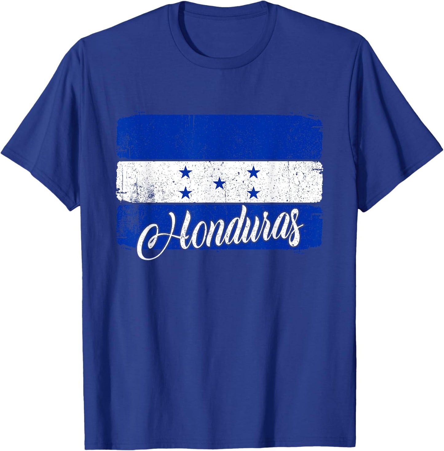 Honduras National Flag Honduras Flag T-Shirt - T-Shirt | Royal