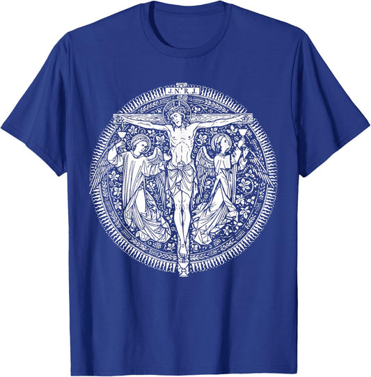 Devotion to Most Precious Blood of Jesus Christ Catholic T-Shirt - T-Shirt | Royal