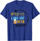 Coffee Lake Beer Repeat Lakefront Living Distressed Art Gift T-Shirt - T-Shirt | Royal