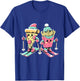 SKI LOVER PIZZA and Fries T-Shirt - T-Shirt | Royal