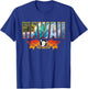 Shaka Bra Hawaii Surf Hawaiian Island Surfing Vacation T-Shirt - T-Shirt | Royal