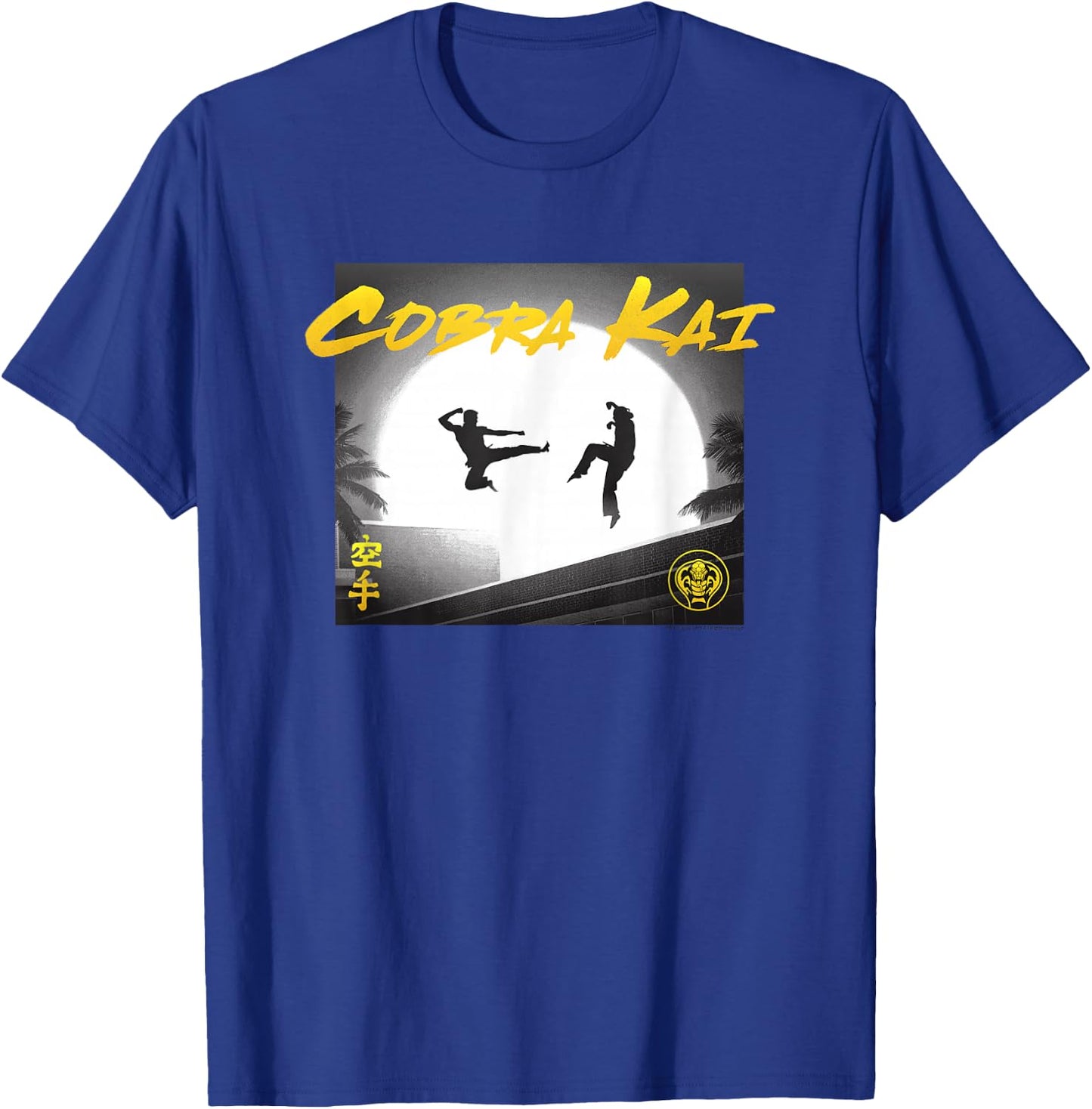 Cobra Kai Headliner Silhouette Photos TV Show T-Shirt - T-Shirt | Royal
