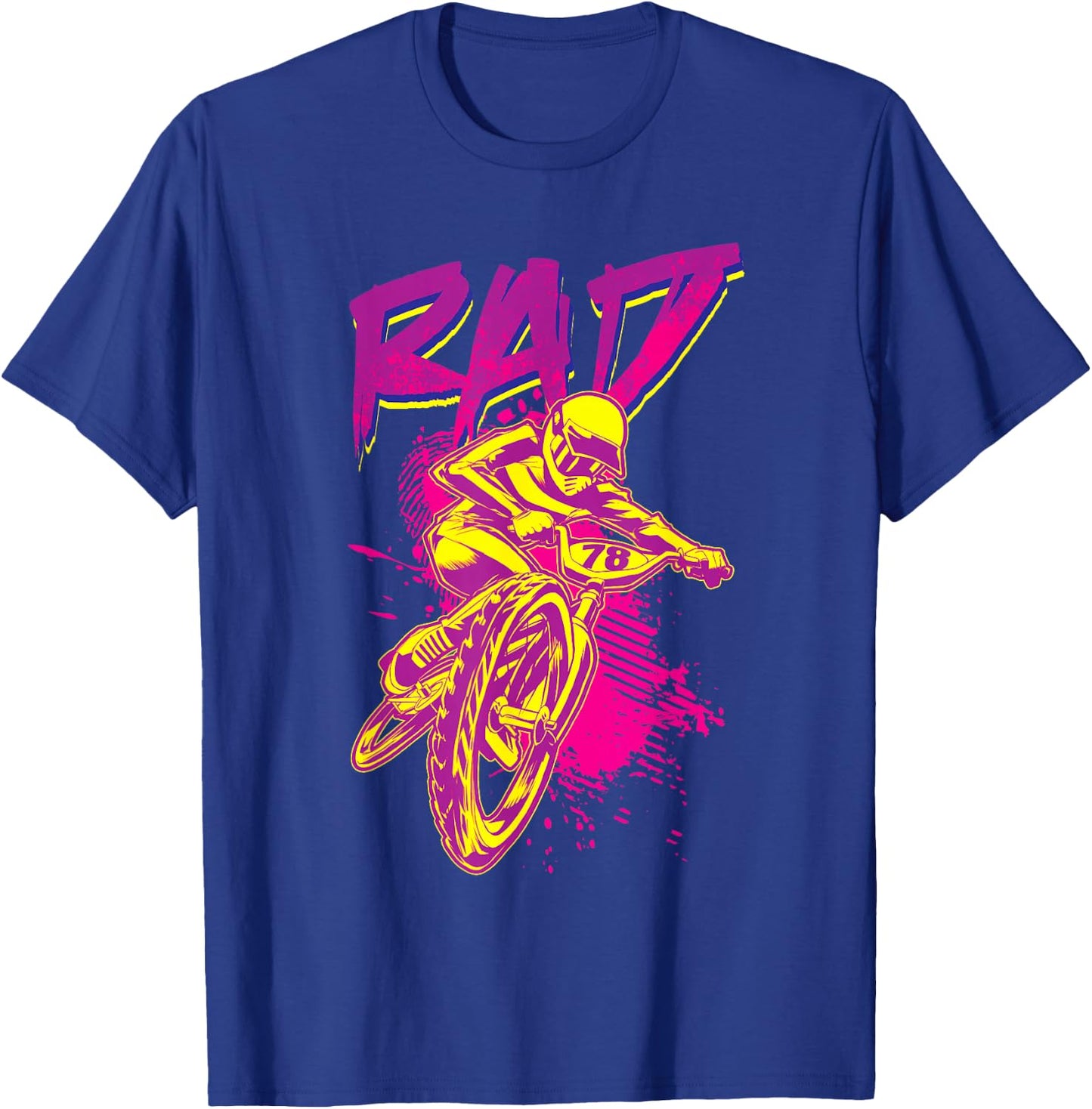 Rad BMX 80s T-Shirt - T-Shirt | Royal