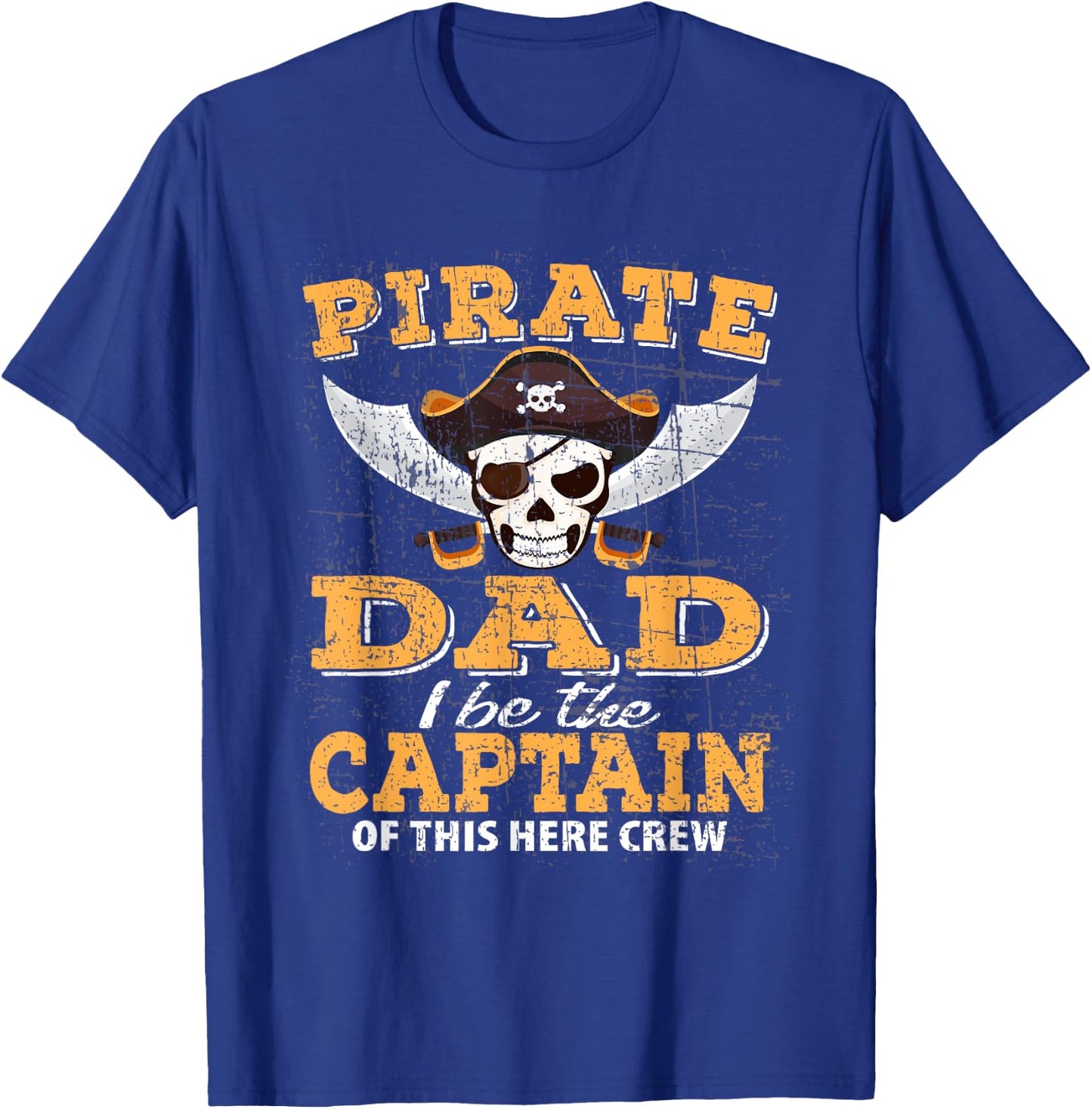 Funny Pirate Night Dad Cruise Family Vacation Party Matching T-Shirt - T-Shirt | Royal