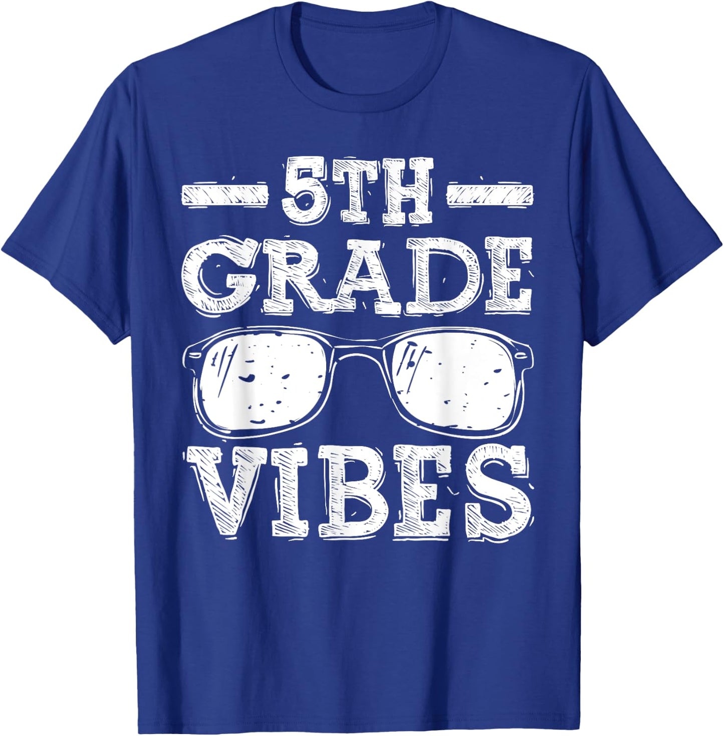 Back to School 5th Grade Vibes, First Day Teacher Children T-Shirt - T-Shirt | Royal