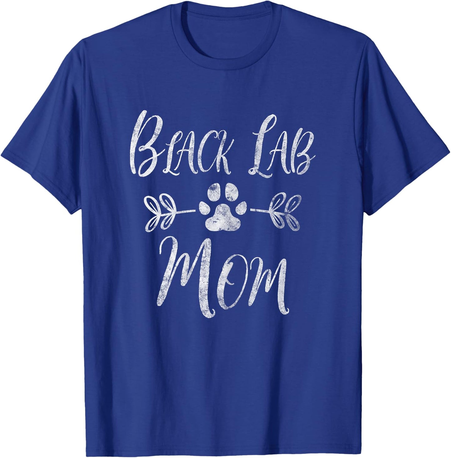 Black Lab Mom Shirt Labrador Retriever Lover Funny Dog Mom Women T-Shirt - T-Shirt | Royal
